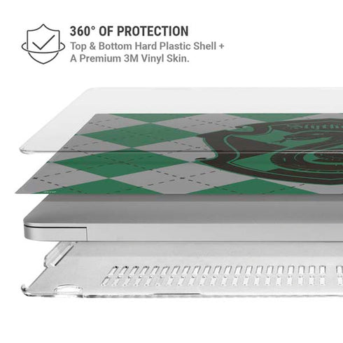 Wizarding World Harry Potter Slytherin Crest MacBook Air 15in (2023-2025) Case plus Skin